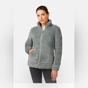 Free Country Women's Gray Sherpa  Jacket